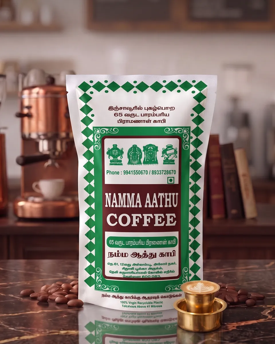 Namma Athu Coffee - (Roller Roast) - Authentic South Indian Filter Coffee